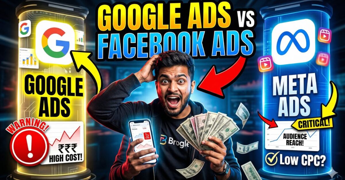 Google Ads vs Facebook Ads in Hindi: आपके बिज़नेस के लिए क्या सही है ?