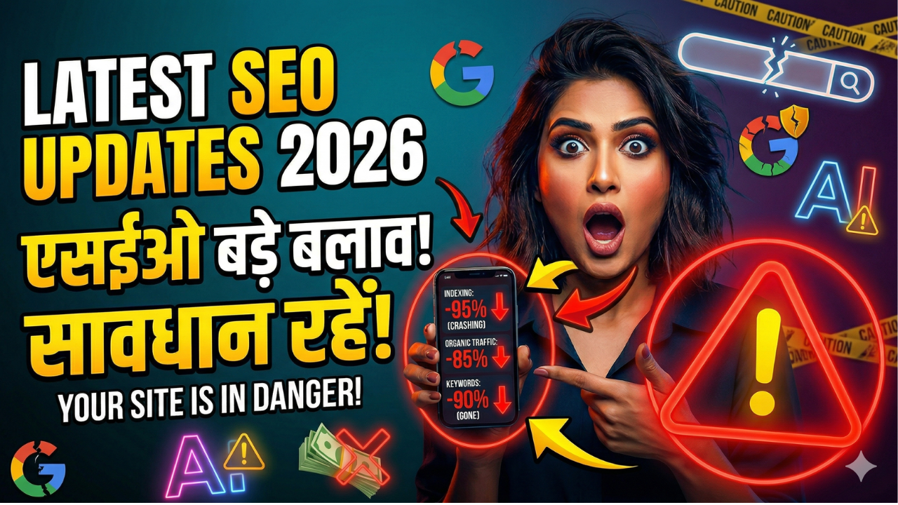 Latest SEO Updates 2026: आपकी वेबसाइट खतरे में है! सावधान रहें और रिकवरी कैसे करें?