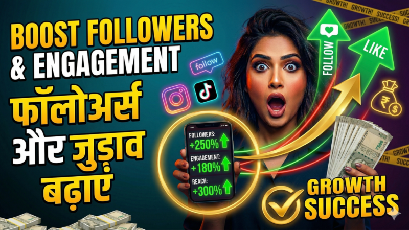 सोशल मीडिया पर फॉलोअर्स और एंगेजमेंट कैसे बढ़ाएं: 2026 की अल्टीमेट गाइड