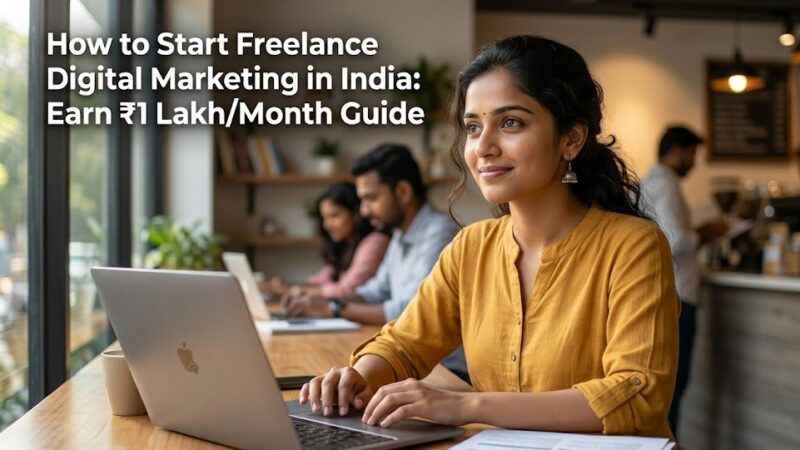How to Start Freelance Digital Marketing in India: Earn ₹1 Lakh/Month Guide