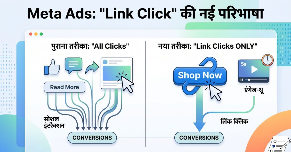 Meta Ads का बड़ा अपडेट: ‘Link Click’ की नई परिभाषा आपके बिज़नेस को कैसे प्रभावित करेगी?