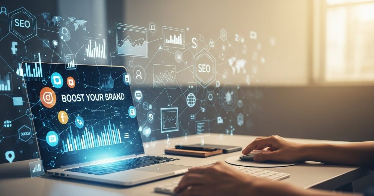 Boost Your Brand: Pro Digital Marketing Backgrounds