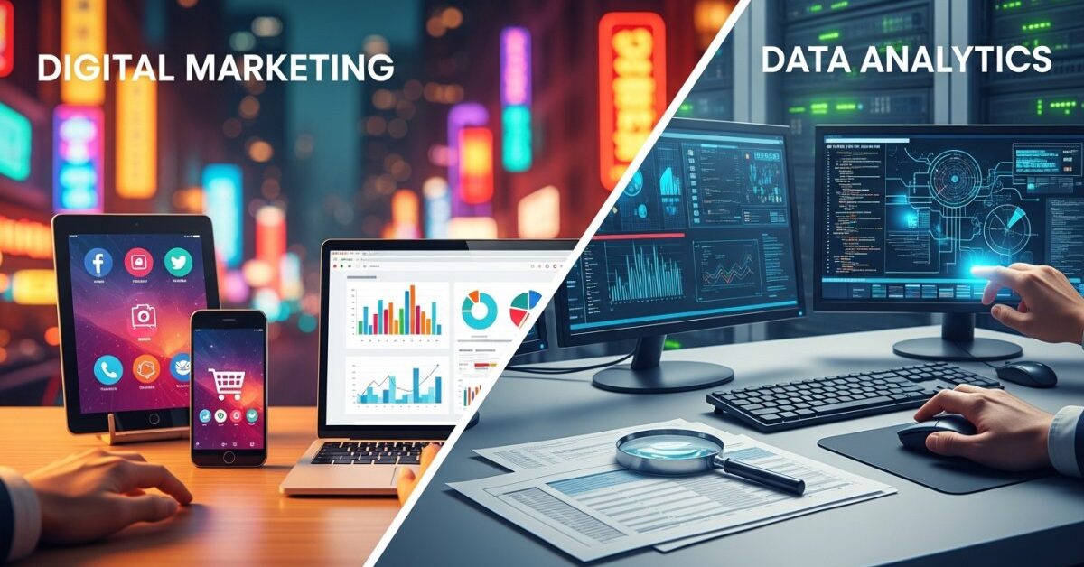 Digital Marketing vs. Data Analytics: Pick Your Path