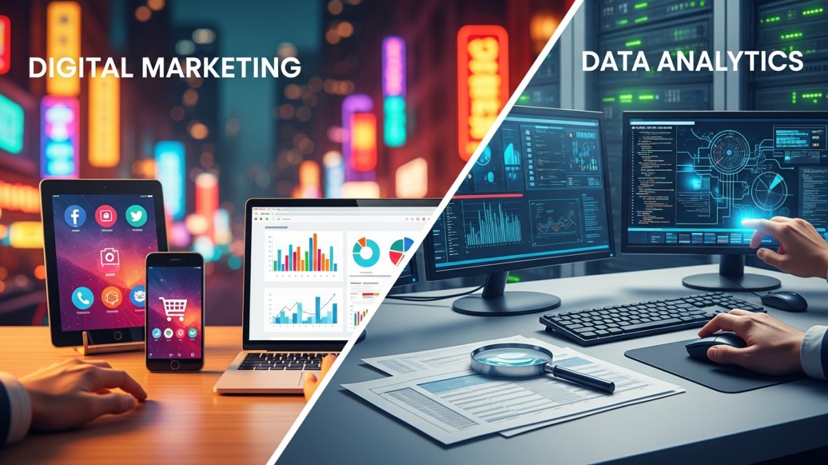 Digital Marketing vs. Data Analytics: Pick Your Path
