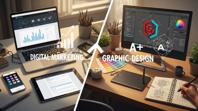 Digital Marketing vs Graphic Design: Top Salaries