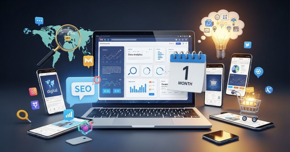 Digital Marketing Masterclass: 1-Month Intensive