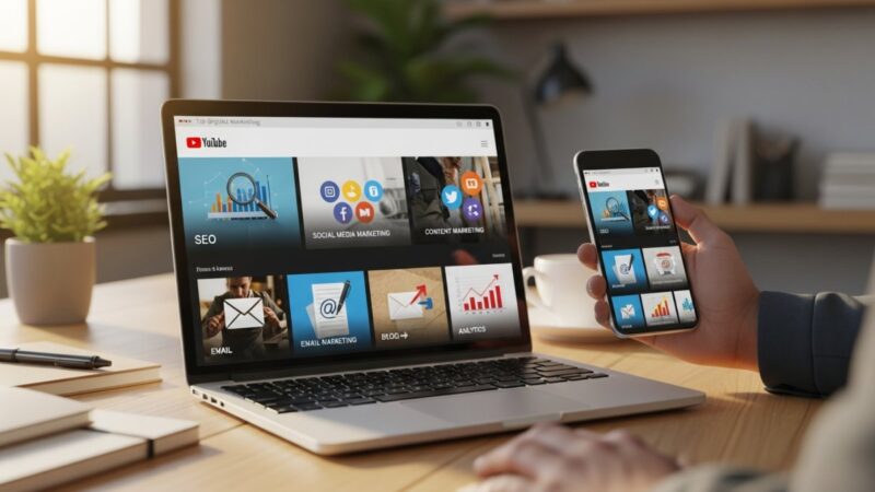 Top 5 Digital Marketing YouTube Channels for Success