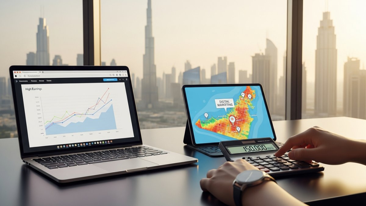 Dubai Digital Marketing Salary: 6-Figure Earnings