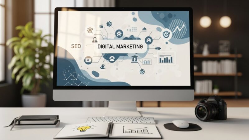 Inspire Success: Digital Marketing Wallpapers