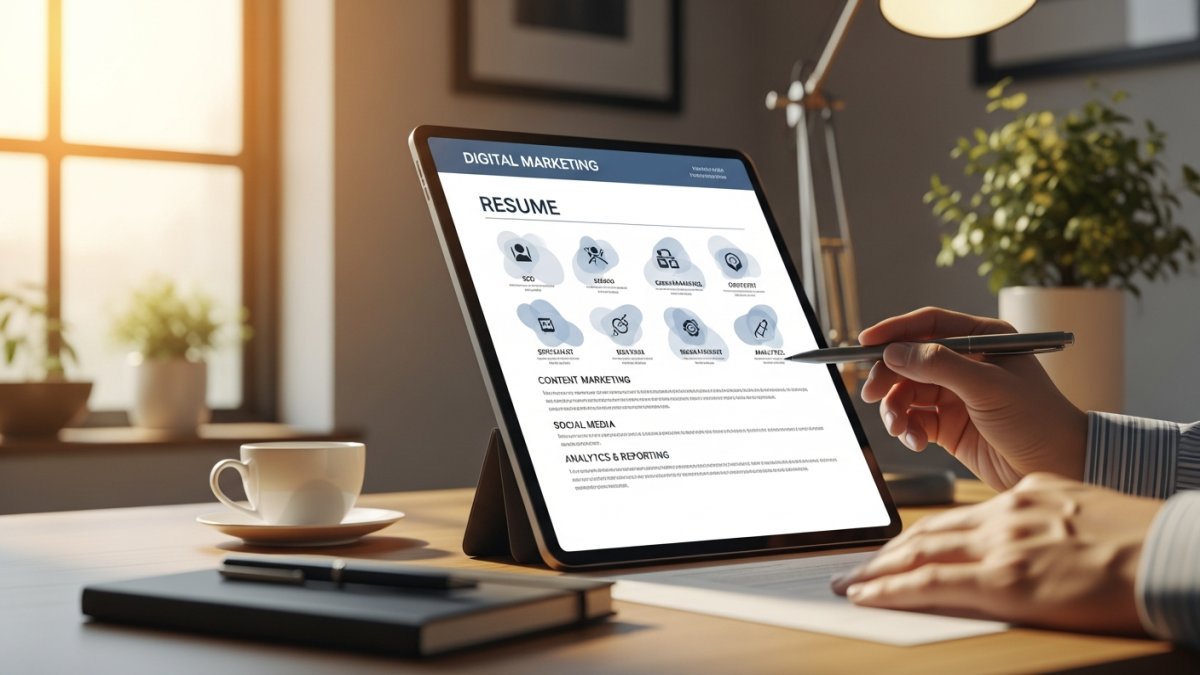 Winning Digital Marketing Resume Template